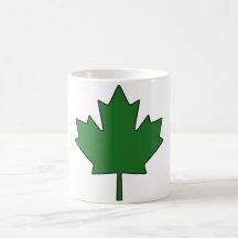 Symbole national canadien du Canada de feuille d'é Mugs À Café