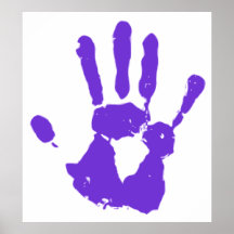 Symbole pourpre de droits des homosexuels de la ma posters