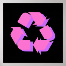 Symbole rose affiches