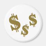 Symboles dollar magnets