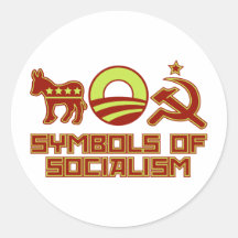 Symbols of Socialism Sticker