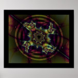 symmetic gasoline puddle poster
