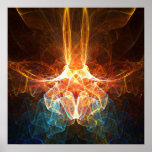 Symmetrical flames - Poster