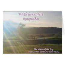 sympathy card