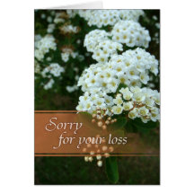 Sympathy card - Sorry for your loss