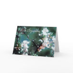 Sympathy Card & Spring Blossoms, Template Card