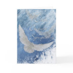 Sympathy Doves-With Deepest Sympathy Greeting Card