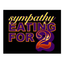 Sympathy Eating for Two Postcards