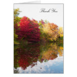 Sympathy Funeral Thank You Card -- Autumn