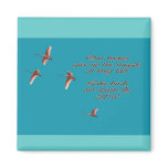 Sympathy-May You Find Comfort Trupeter Swans Refrigerator Magnets