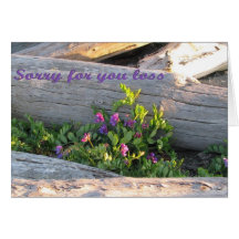 Sympathy - Sorry for your loss Card