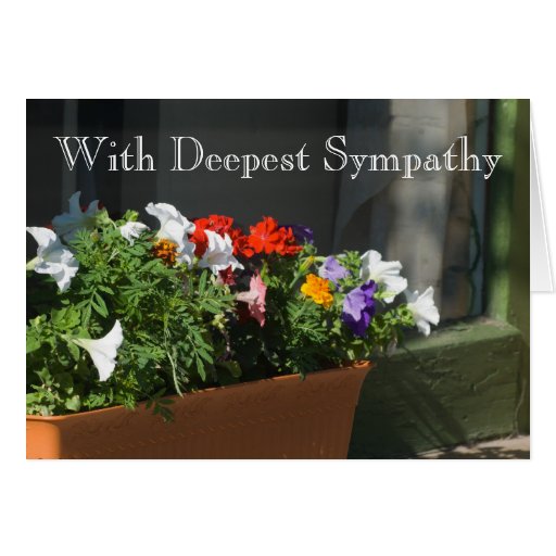 Sympathy Template Card