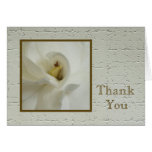 Sympathy Thank You Note Card - Gardenia