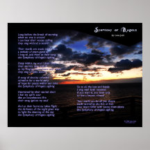 Symphonie d'affiche d'anges