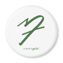 SymTell Green Anxious Symbol Magnet