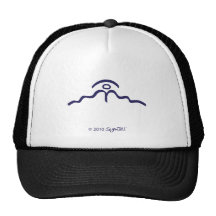 SymTell Purple Sensual Symbol Mesh Hats