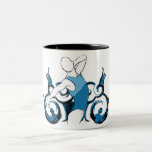 Synch Swimming Illustration Coffee Mug