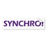 Synchro! bumper stickers