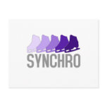 Synchro Skates Postcard