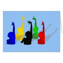 Synchronised swimming Synchronised swimmers Card