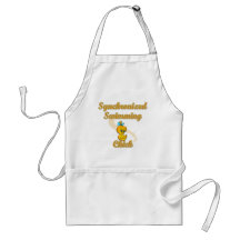 Synchronized Swimming Chick Apron