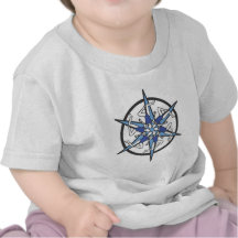 Synchronized Swimming Circle Logo in Blue Tee Shirt