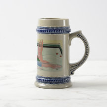 Synchronized Swimming Stein Coffee Mugs