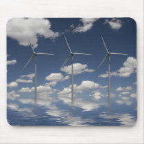 Syncronised Wind Turbines Mousepad