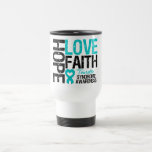 Syndrome de Tourette de foi d'amour d'espoir tasses