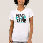 Syndrome de Tourette de traitement d'amour de paix t-shirts