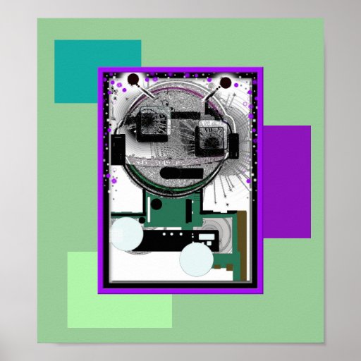 Synonymous Seven Robot Poster