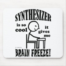 Synthesizer, Brain Freeze Mouse Pad