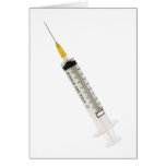 Syringe Greeting Card