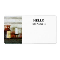 Syrup of Rhubarb Personalized Shipping Labels