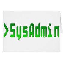 SysAdmin Greeting Cards