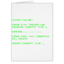 System Failure: ERROR 1776 Cards