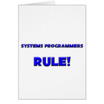 Systems Programmers Rule! Cards