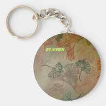 T1608 - ginkgo porte-clé