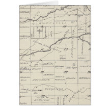 T21S R25E Tulare County Section Map Cards