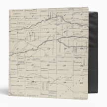 T21S R25E Tulare County Section Map Vinyl Binders