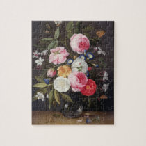 T32512 Still Life of Flowers in a Vase, 1661 (see puzzles