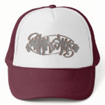 T6 scribble tag logo hats