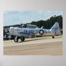 T-6G "Texan" flown by Bill Leff. Poster