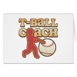 T-Ball Coach Greeting Card