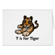 T is for Tiger Cards