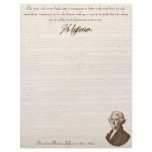 T. Jefferson: Truth & Newspapers - Letterhead