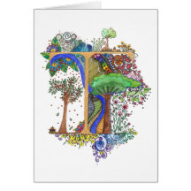 T painted greeting cards