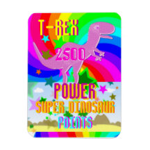 T-Rex 2500 Power Super Dinosaur Points Magnet