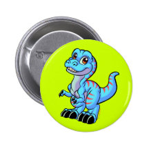 T Rex cartoon Buttons
