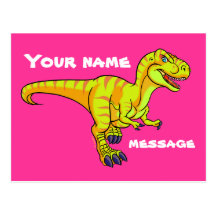 T-Rex cartoon Post Cards